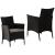 Set mobilier gradina/terasa, maro inchis si bej, ratan sintetic, 1 masa, 8 fotolii, Brian GartenVIP DiyLine
