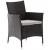 Set mobilier gradina/terasa, maro inchis si bej, ratan sintetic, 1 masa, 8 fotolii, Brian GartenVIP DiyLine