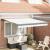 Markiza Retractabilă Automată  Alb 300x250 cm, Material de Înlocuire pentru Markiză  pentru Cadru de 3x2.5 m Alb GartenMobel Dekor