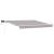 Marchiză manuală retractabilă  cu LED gri deschis 300x250 cm, Material de înlocuire pentru marchiză  pentru cadru de 3x2,5 m gri deschis GartenMobel Dekor
