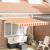 Marchiză Retractabilă Automată Galbenă și Portocalie 350x250 cm GartenMobel Dekor