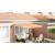 Marchiză retractabilă automată Galben și Portocalie 350x250 cm GartenMobel Dekor