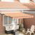 Marchiză retractabilă Galbenă și Portocalie 350x250 cm GartenMobel Dekor