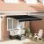 Marchiză Manuală Retractabilă cu LED Neagră 350x250 cm,  Material de Înlocuire pentru Marchiză 3,5x2,5 m Cadru Negru GartenMobel Dekor