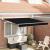 Marchiza retractabilă automată  Neagră 350x250 cm, Material de înlocuire pentru marchiză  pentru cadrul de 3.5x2.5 m Negru GartenMobel Dekor