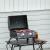 Gratar camping, grill dreptunghiular, cu gaz, 2 arzatoare, capac, termometru, 55x46.5x41 cm GartenVIP DiyLine