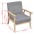 Set canapele 2 piese Textil Gri deschis GartenMobel Dekor