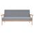 Set canapele 2 piese Textil Gri deschis GartenMobel Dekor