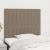Tăblii de pat, 2 buc, gri taupe, 80x5x78/88 cm, textil GartenMobel Dekor