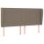 Pat box spring cu saltea, gri taupe, 160x200 cm material textil GartenMobel Dekor