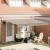Marchiză manuală retractabilă  Bej 400x300 cm, Material de înlocuire pentru marchiză  pentru cadru de 4x3 m Bej GartenMobel Dekor