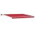 Marciză manuală retractabilă  cu LED Roșie 400x300 cm, Țesătură de schimb pentru marciză  4x3 m Roșie GartenMobel Dekor