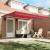 Marciză retractabilă automată  roșie 400x350 cm, Material de schimb pentru marciză  pentru cadru de 4x3.5 m roșu GartenMobel Dekor