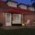 Marchiză Retractabilă Automată  cu LED Roșu 400x350 cm, Material de schimb pentru marchiză  pentru cadru de 4x3.5 m Roșu GartenMobel Dekor