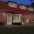 Marciză Retractabilă Automată cu LED Roșie 450x300 cm, Țesătură de înlocuire pentru marciză  de 4,5x3 m Roșie GartenMobel Dekor