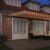 Marchiză retractabilă automată cu LED galben și portocaliu 600x300 cm GartenMobel Dekor