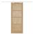 Ușa glisantă  cu set de accesorii 78x202 cm din lemn masiv de pin, Ușa interioară  'ORKDAL'78x202x4 cm din lemn masiv de pin GartenMobel Dekor