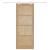 Ușa glisantă  cu set de accesorii 83x211 cm Lemn masiv de pin, Ușa interioară  "ORKDAL" 83x211x4 cm Lemn masiv de pin GartenMobel Dekor