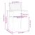 Scaune de grădină stivuibile  6 pcs 54.5x56x87 cm Lemn masiv de tec, Scaune de grădină stivuibile  4 pcs Lemn masiv de tec și metal, Scaune de grădină stivuibile  2 pcs Lemn masiv de tec și metal GartenMobel Dekor
