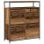 Cabinet pantofi cu 4 sertare pliante Lemn vechi 100x34x112 cm GartenMobel Dekor