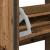 Cabinet pantofi cu 4 sertare pliante Lemn vechi 100x34x112 cm GartenMobel Dekor