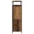 Cabinet pantofi cu 4 sertare pliante Lemn vechi 100x34x112 cm GartenMobel Dekor