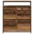Cabinet pantofi cu 4 sertare pliante Lemn vechi 100x34x112 cm GartenMobel Dekor