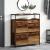 Cabinet pantofi cu 4 sertare pliante Lemn vechi 100x34x112 cm GartenMobel Dekor