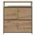 Cabinet pantofi cu 4 sertare flip Stejar Artisan 100x34x112 cm GartenMobel Dekor