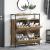 Cabinet pantofi cu 4 sertare flip Stejar Artisan 100x34x112 cm GartenMobel Dekor