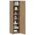 Highboard din stejar artesan 45x42.5x185 cm Lemn prelucrat GartenMobel Dekor