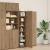 Highboard din stejar artesan 45x42.5x185 cm Lemn prelucrat GartenMobel Dekor