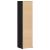 Bufet din stejar negru 45x42.5x185 cm Lemn prelucrat GartenMobel Dekor
