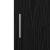 Bufet din stejar negru 45x42.5x185 cm Lemn prelucrat GartenMobel Dekor