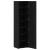 Bufet din stejar negru 45x42.5x185 cm Lemn prelucrat GartenMobel Dekor