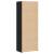 Bufet Negru 70x42.5x185 cm Lemn Prelucrat GartenMobel Dekor