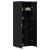 Bufet Negru 70x42.5x185 cm Lemn Prelucrat GartenMobel Dekor