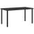 Set de dining pentru grădină cu 5 piese cu perne în rattan bej,  Masă de grădină în negru 140x80x73 cm cu sticlă securizată GartenMobel Dekor
