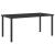 Set dining grădină 5 piese cu perne Ratan Bej, Masă grădină  Neagră 160x80x73 cm Sticla securizată GartenMobel Dekor