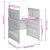 Set dining grădină 5 piese cu perne Ratan Bej, Masă grădină  Neagră 160x80x73 cm Sticla securizată GartenMobel Dekor