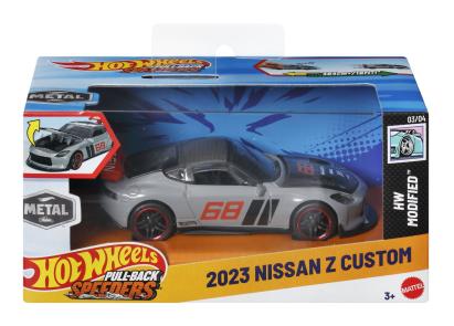 HOT WHEELS MASINUTA METALICA CU SISTEM PULL BACK 2023 NISSAN Z CUSTOM HW MODIFIED SCARA 1:43 SuperHeroes ToysZone