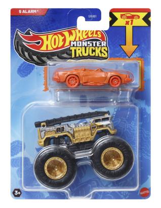 HOT WHEELS MONSTER TRUCK SI MASINUTA METALICA 5 ALARM SuperHeroes ToysZone