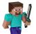 MINECRAFT CRAFT A BLOCK FIGURINA STEVE 8CM SuperHeroes ToysZone