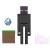 MINECRAFT CRAFT A BLOCK FIGURINA ENDERMAN 8CM SuperHeroes ToysZone