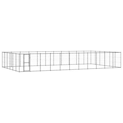 Padoc pentru câini de exterior, 79,86 m², oțel GartenMobel Dekor
