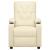 Fotoliu cu ridicare, crem, piele ecologică GartenMobel Dekor