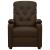 Fotoliu rabatabil electric, maro, piele ecologică GartenMobel Dekor
