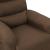 Fotoliu de masaj electric, maro, material textil GartenMobel Dekor