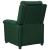 Fotoliu de masaj electric, verde închis, material textil GartenMobel Dekor