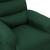 Fotoliu de masaj electric, verde închis, material textil GartenMobel Dekor